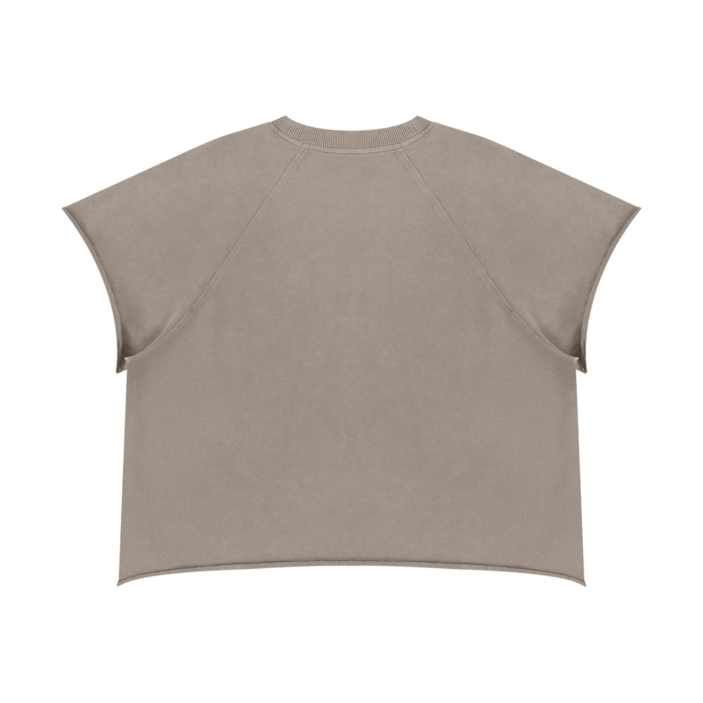 M.Lola “Walkman” Unisex Vintage Wash Raw Edge Boxy T-Shirt