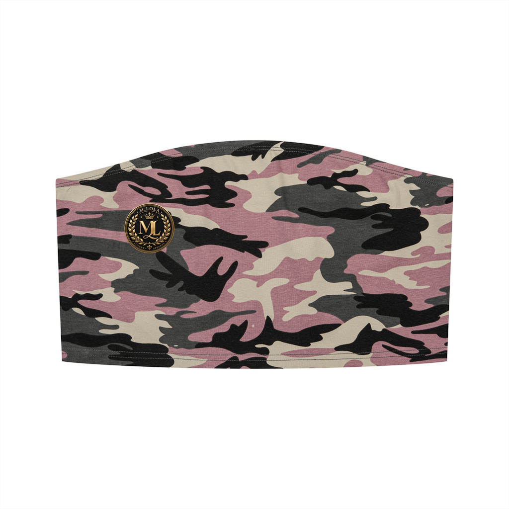 M.Lola Women’s Camo Cropped Tube Top