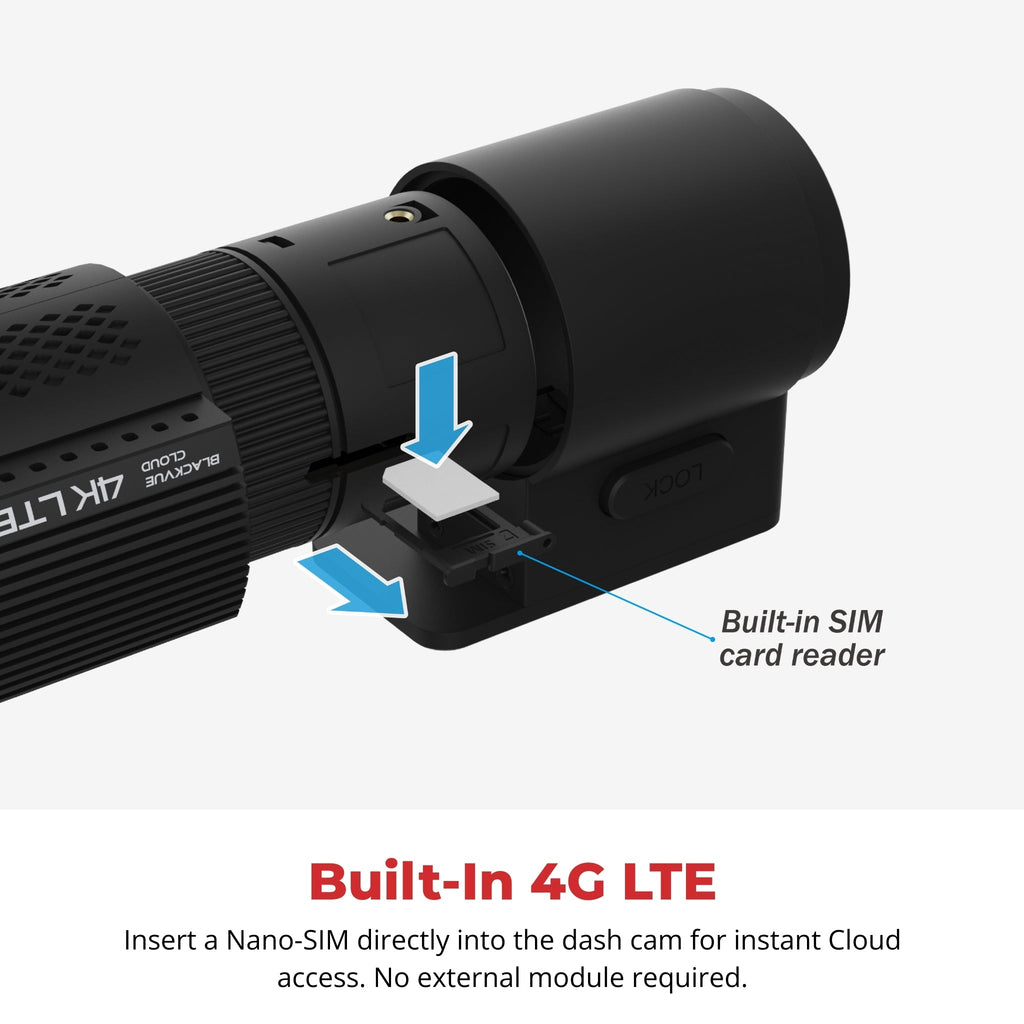 BlackVue DR970X-2CH LTE Plus II 4K UHD Cloud Dash Cam (NA Version)
