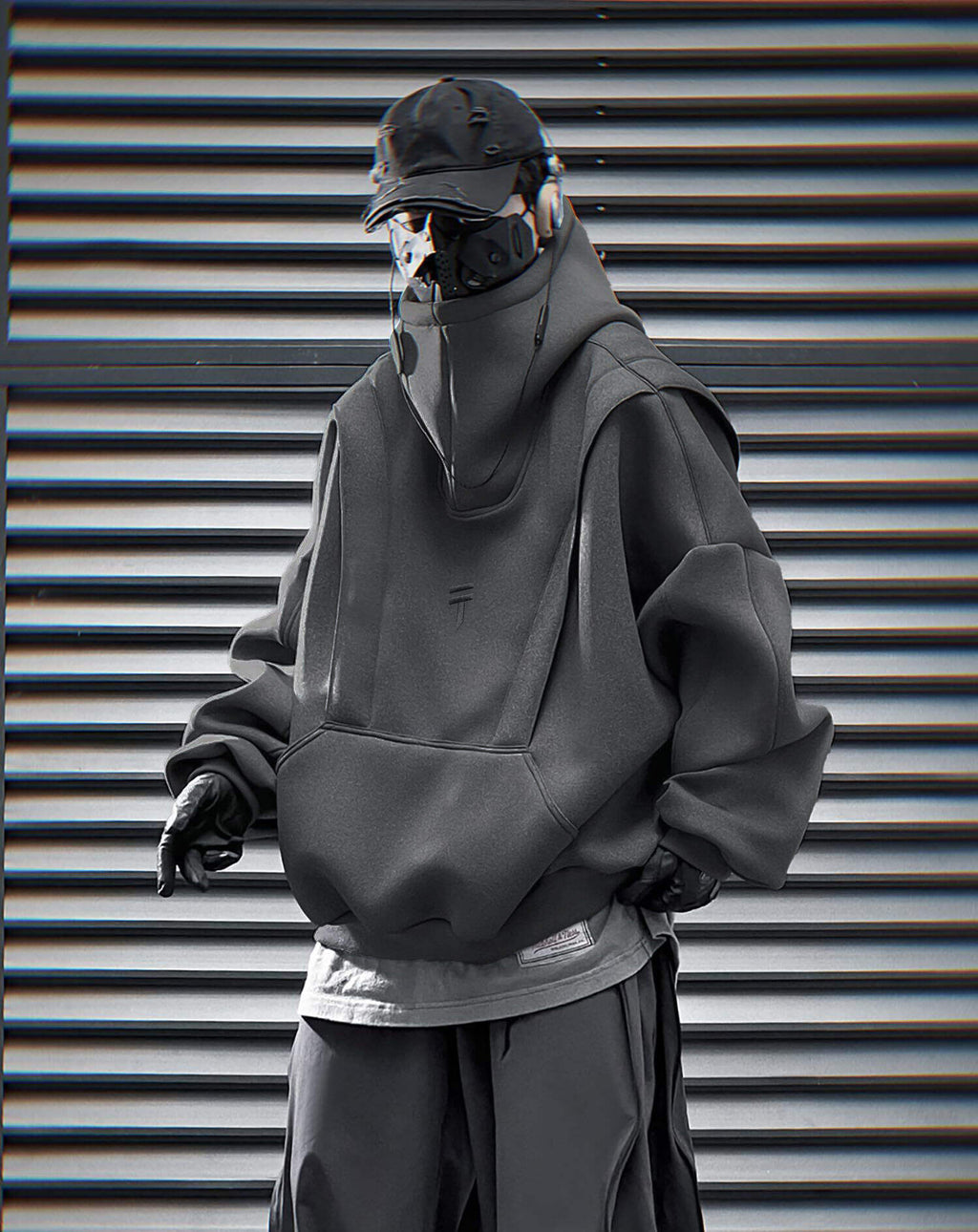 HiH50 Grey Nexus Hoodie