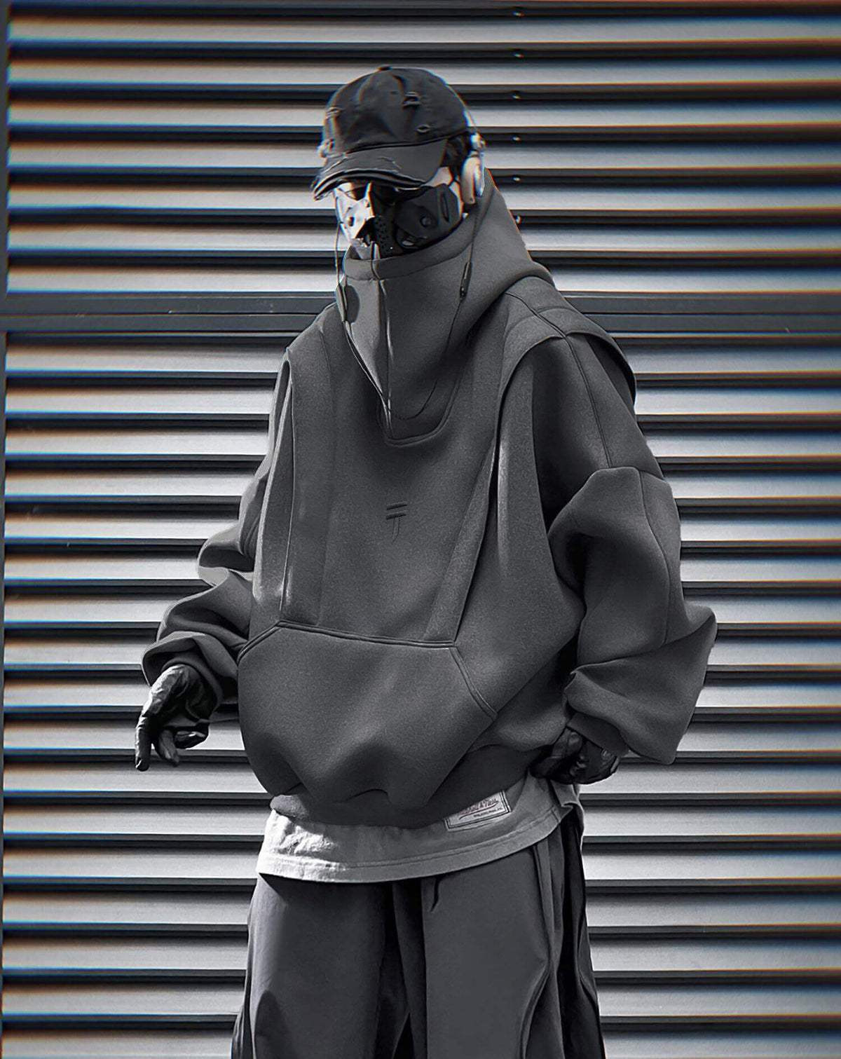 HiH50 Grey Nexus Hoodie