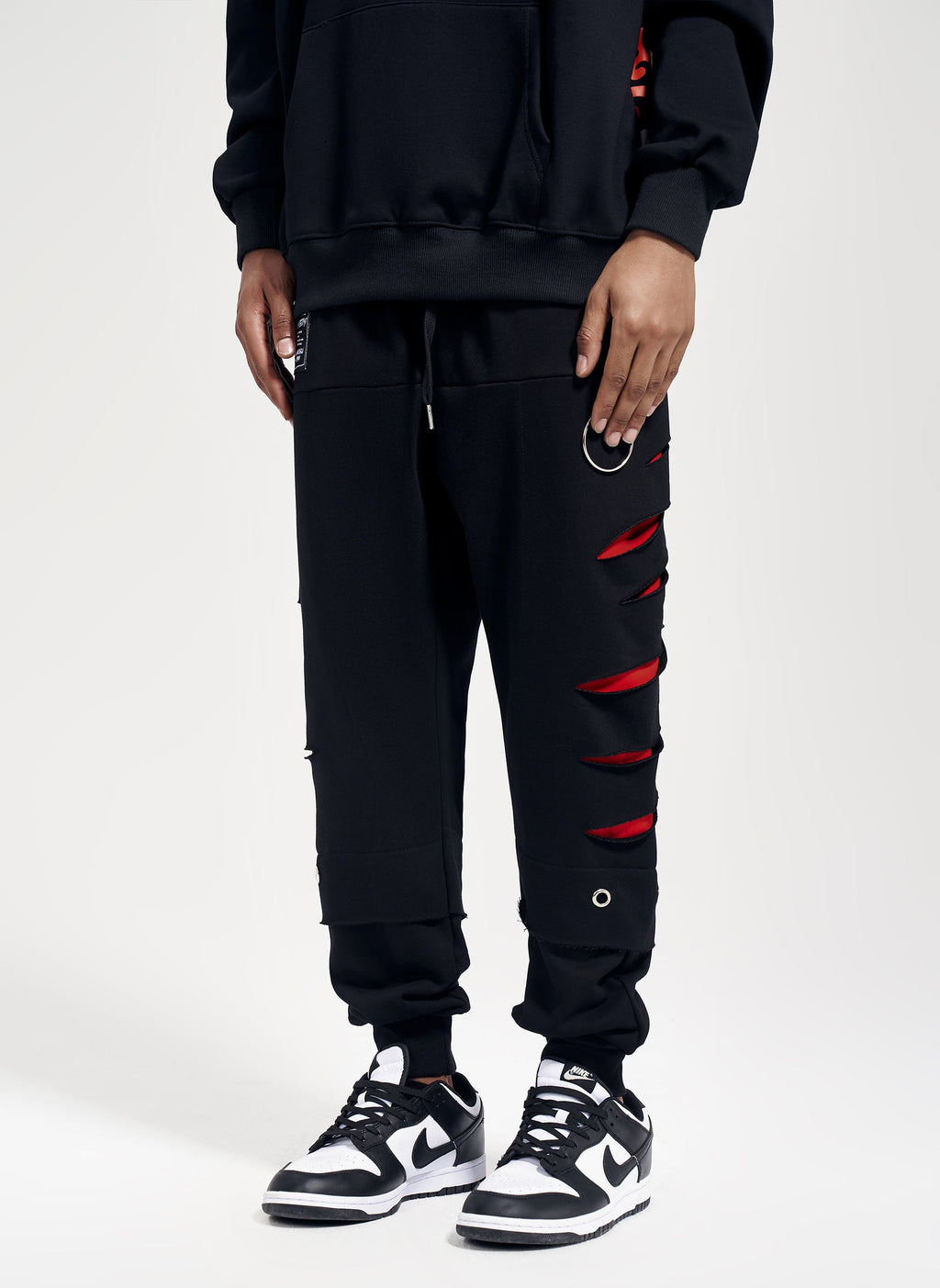 BF860 Slashed Sweatpants