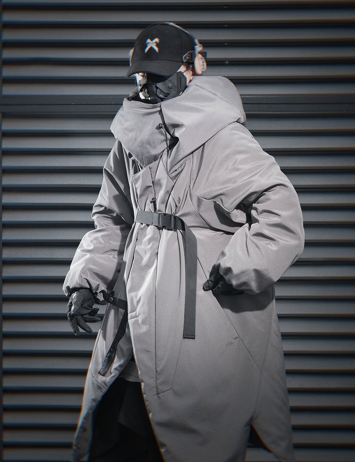 HiPa22 Grey I-Tech Winter Parka