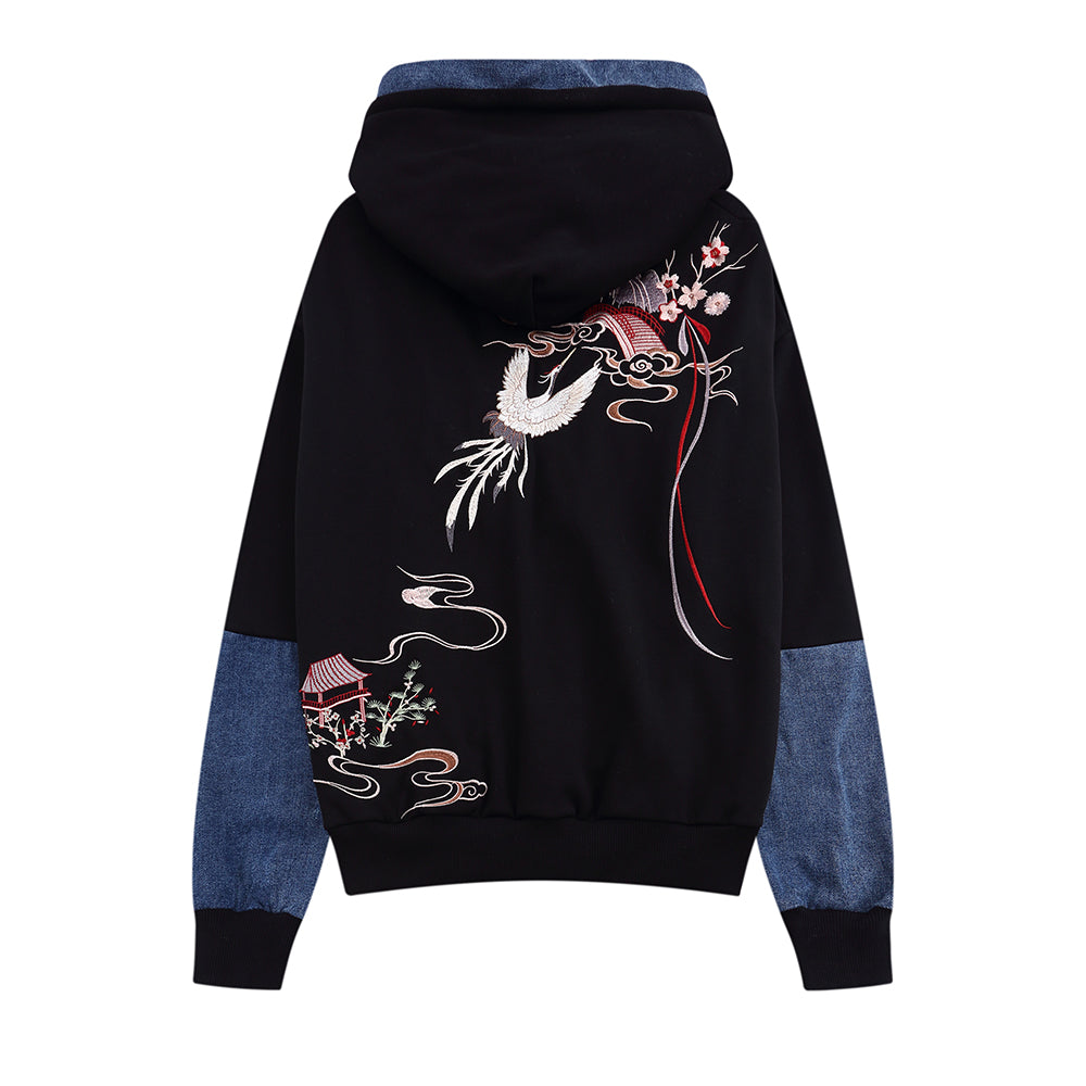 YE731 Fellowship Embroidery Hoodie
