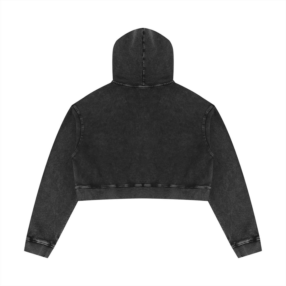 M.Lola “Hands” Women’s Mineral Washed Crop Hoodie