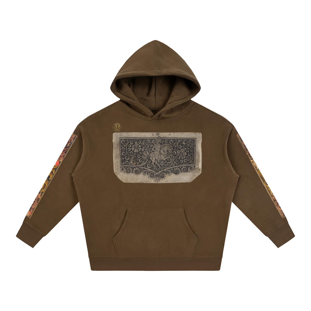 M.Lola “Dragon & Knight” Oversize Fleeced Hoodie