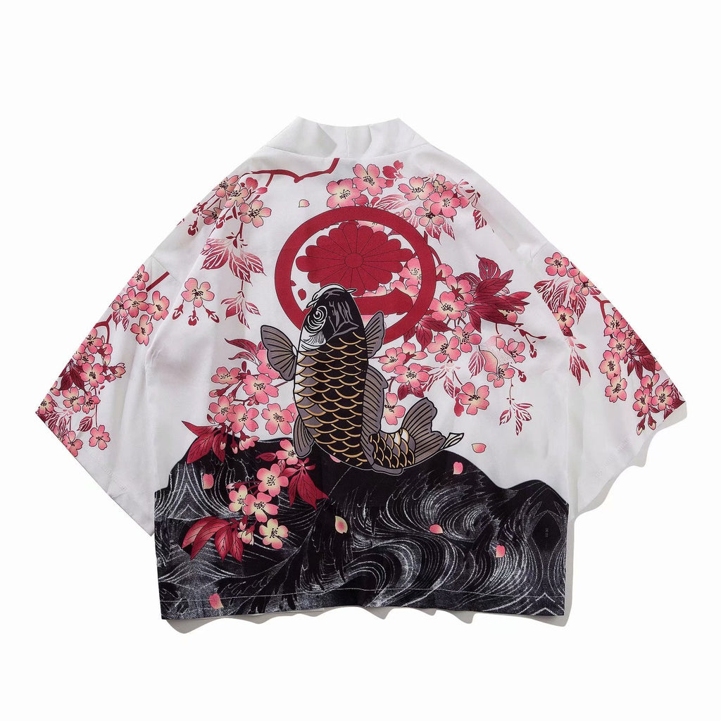 YC70018 Fish in the Pond Kimono