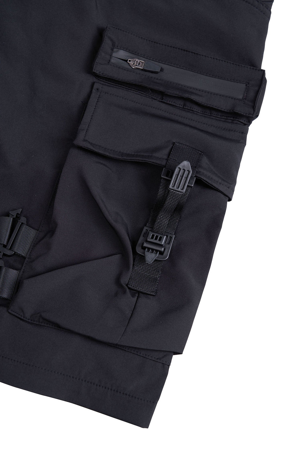 IBS429 Paratrooper Matte Black Shorts