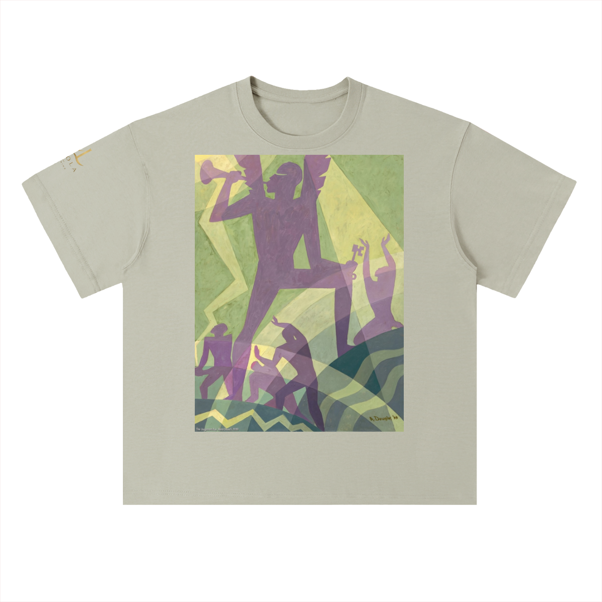 M.Lola “Judgement Day” Heavyweight Drop Shoulder Cotton T-Shirt