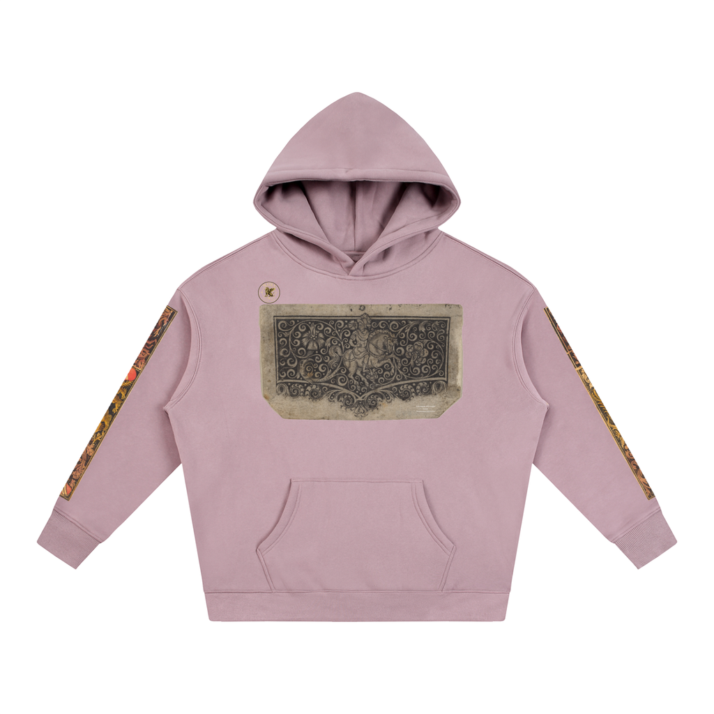 M.Lola “Dragon & Knight” Oversize Fleeced Hoodie