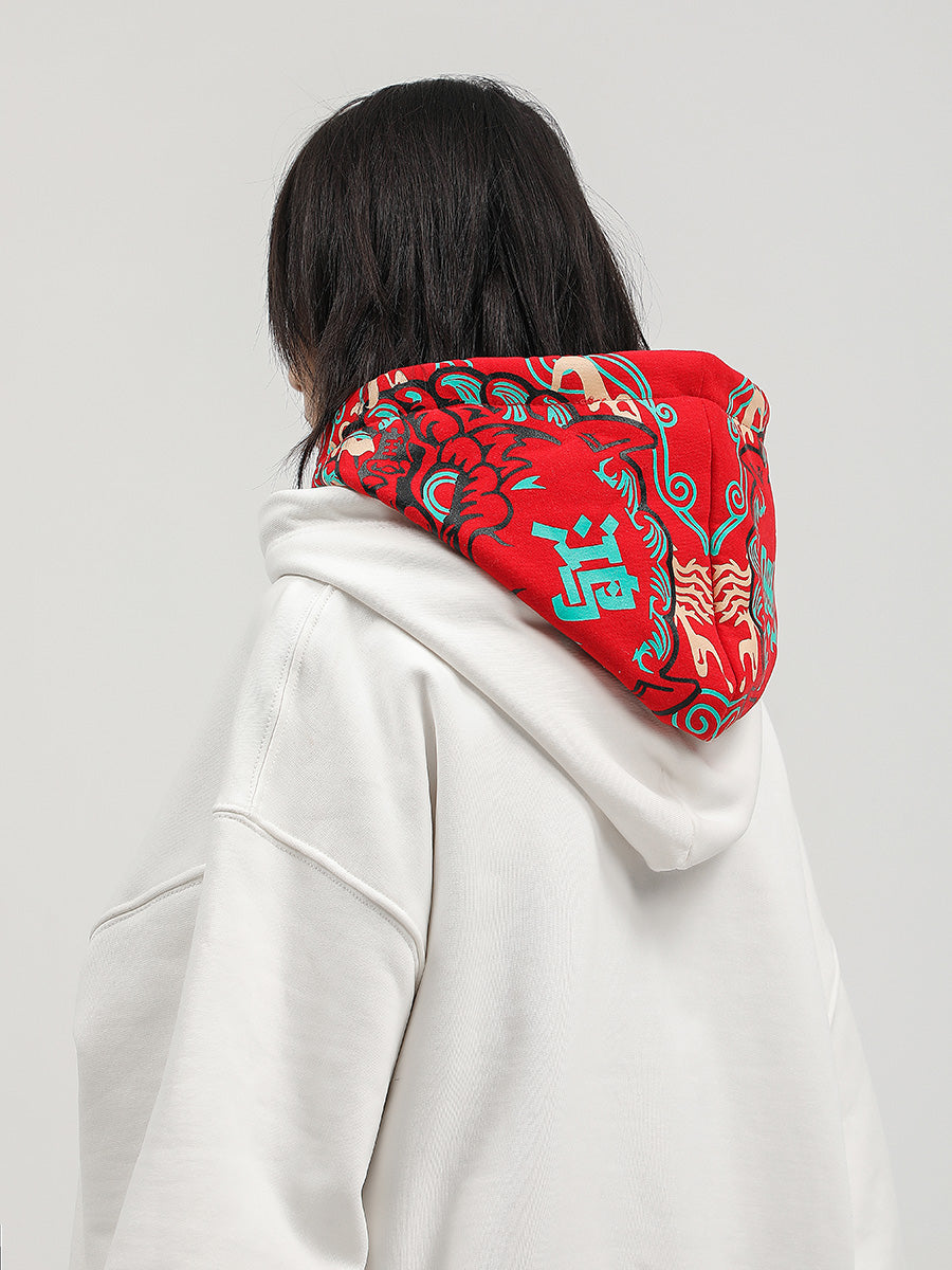 Double Red Dragon Hoodie