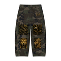 M.Lola "Champ" Men’s Camo Barrel Leg Cargo Pants