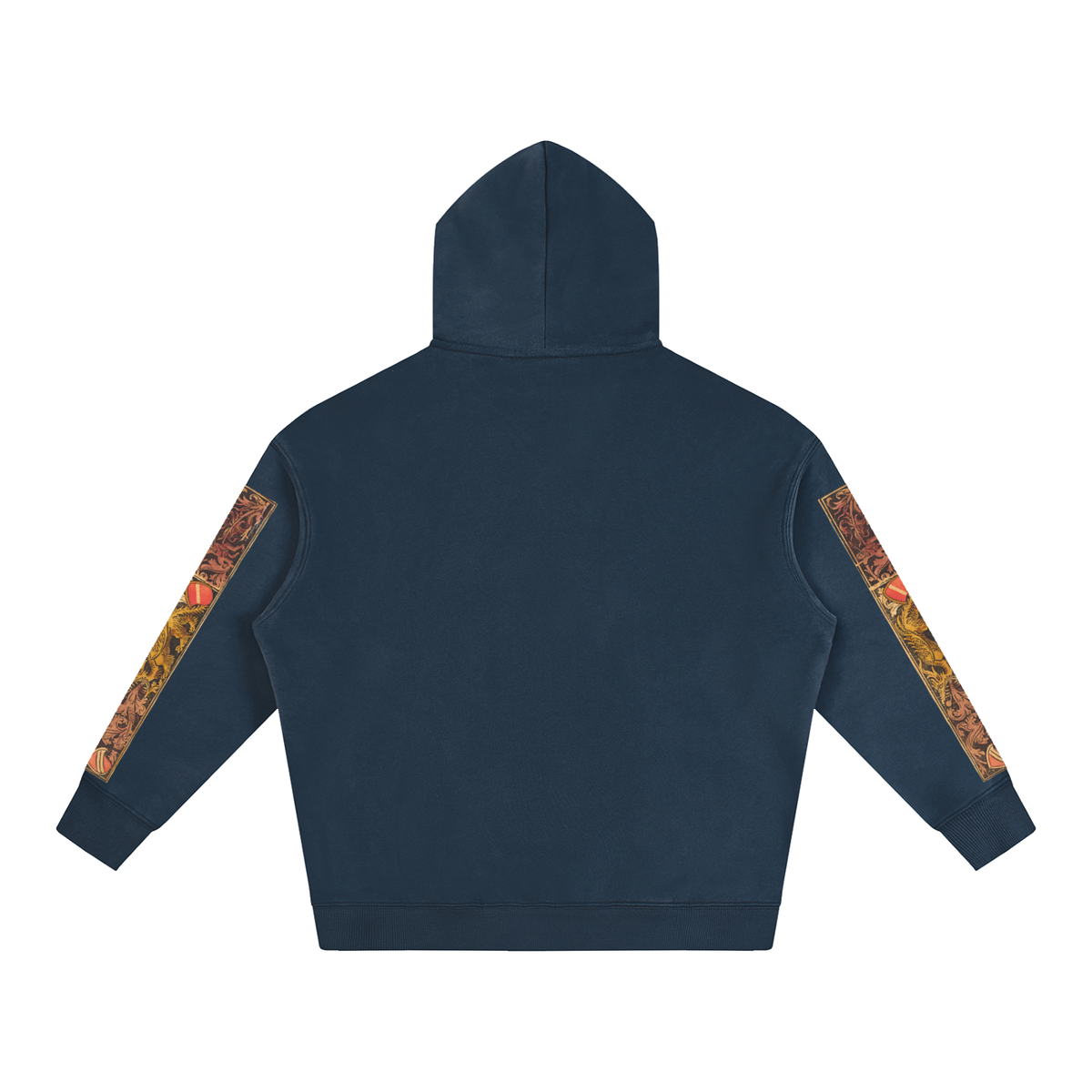 M.Lola “Dragon & Knight” Oversize Fleeced Hoodie