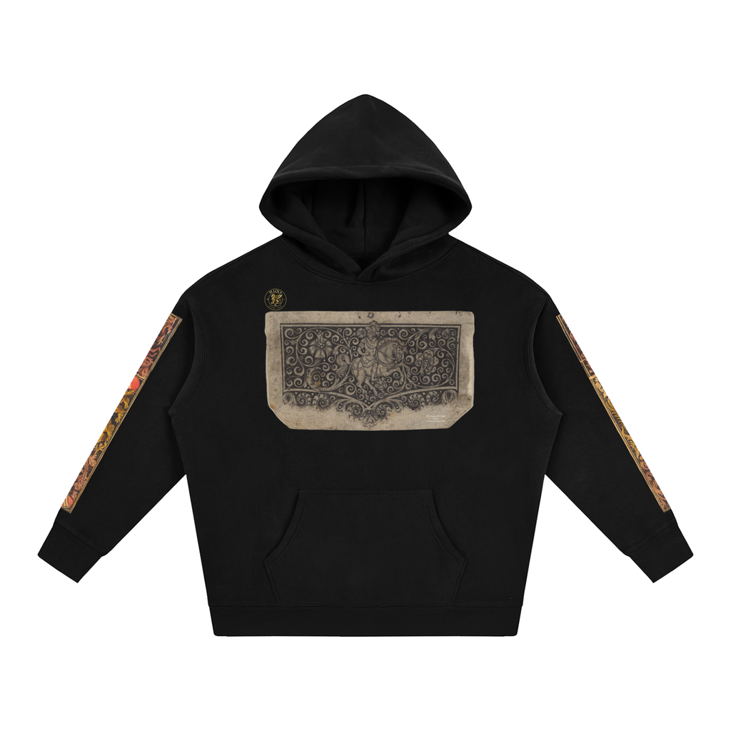 M.Lola “Dragon & Knight” Oversize Fleeced Hoodie