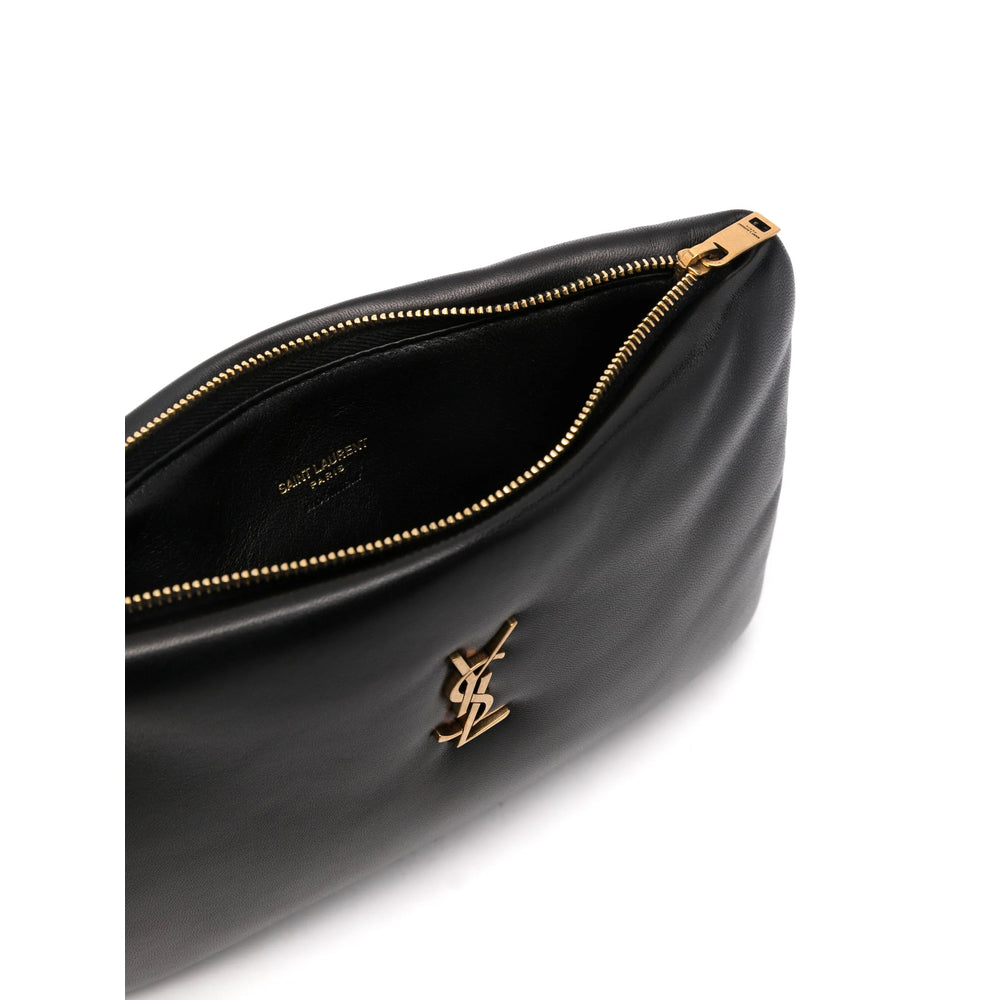 Saint Laurent Black Clutch Bags Women