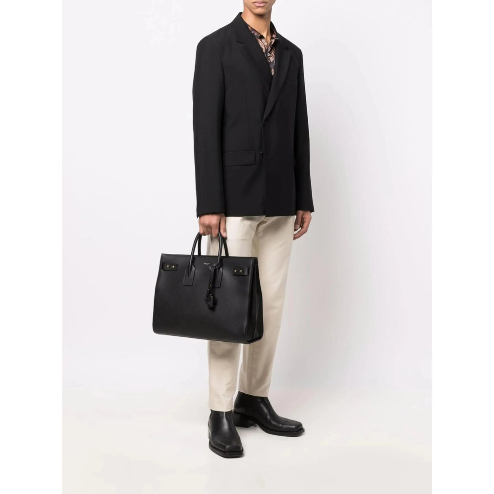 Saint Laurent Black Tote Bags Men