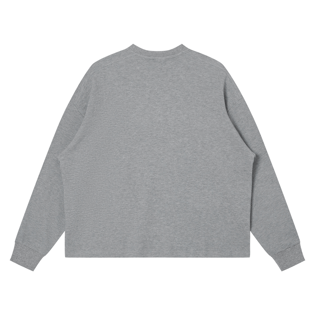 M.Lola “Completion” Unisex Waffle Boxy Long Sleeve T-Shirt