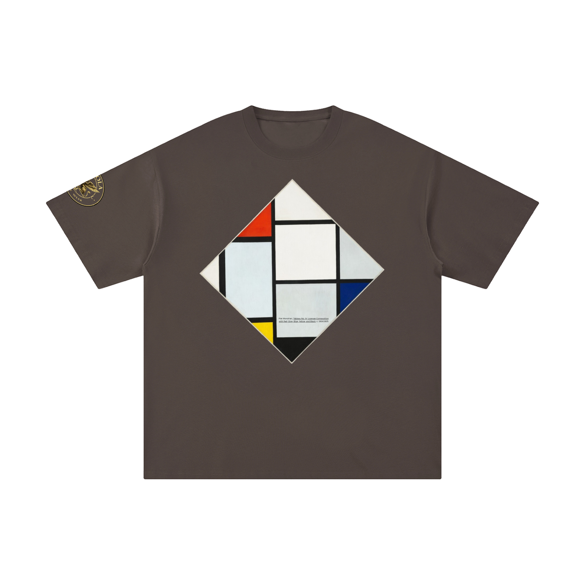 M.Lola “Mondrian” Unisex Pure Cotton T-Shirt