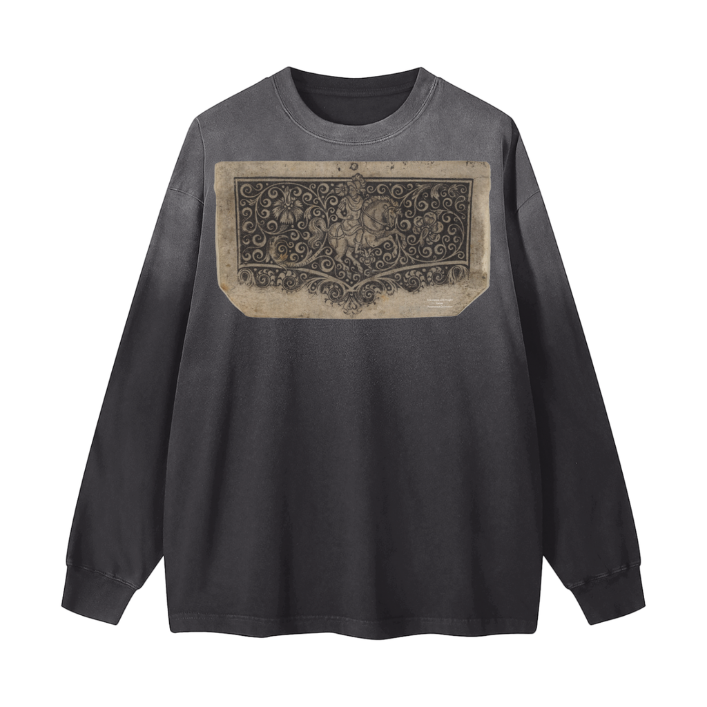 M.Lola “Knight” Gradient Washed Long Sleeve T-Shirt