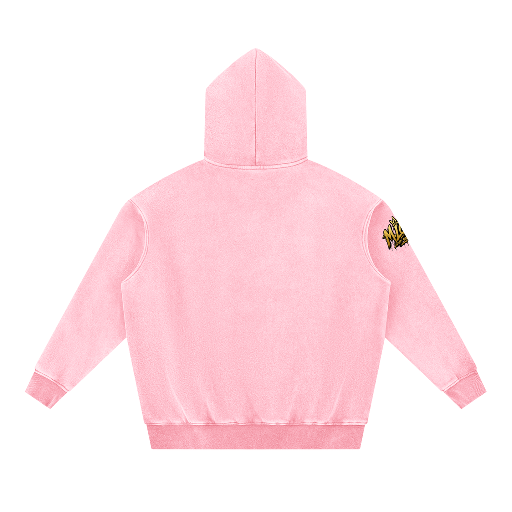 M.Lola "Heir" Snow Wash Fleece Oversize Hoodie