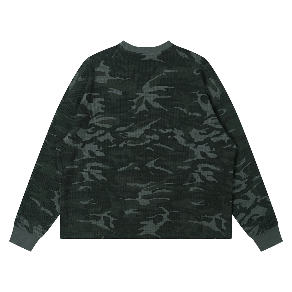 M.Lola “Completion” Unisex Waffle Boxy Long Sleeve T-Shirt