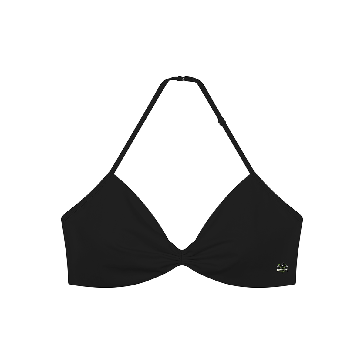 Loki & Ivy Ruched Halter Sports Bra