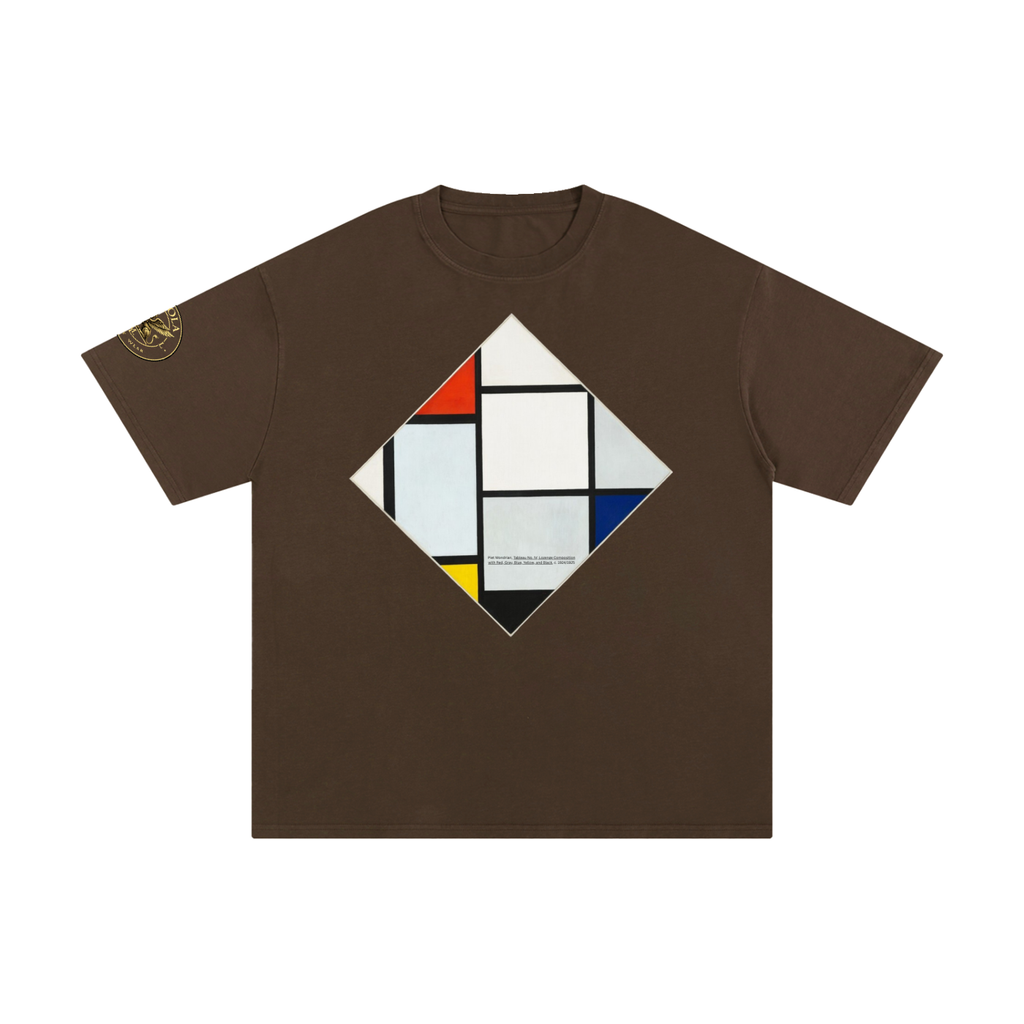 M.Lola “Mondrian” Unisex Pure Cotton T-Shirt