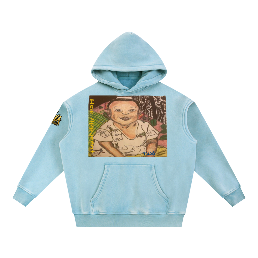 M.Lola "Heir" Snow Wash Fleece Oversize Hoodie