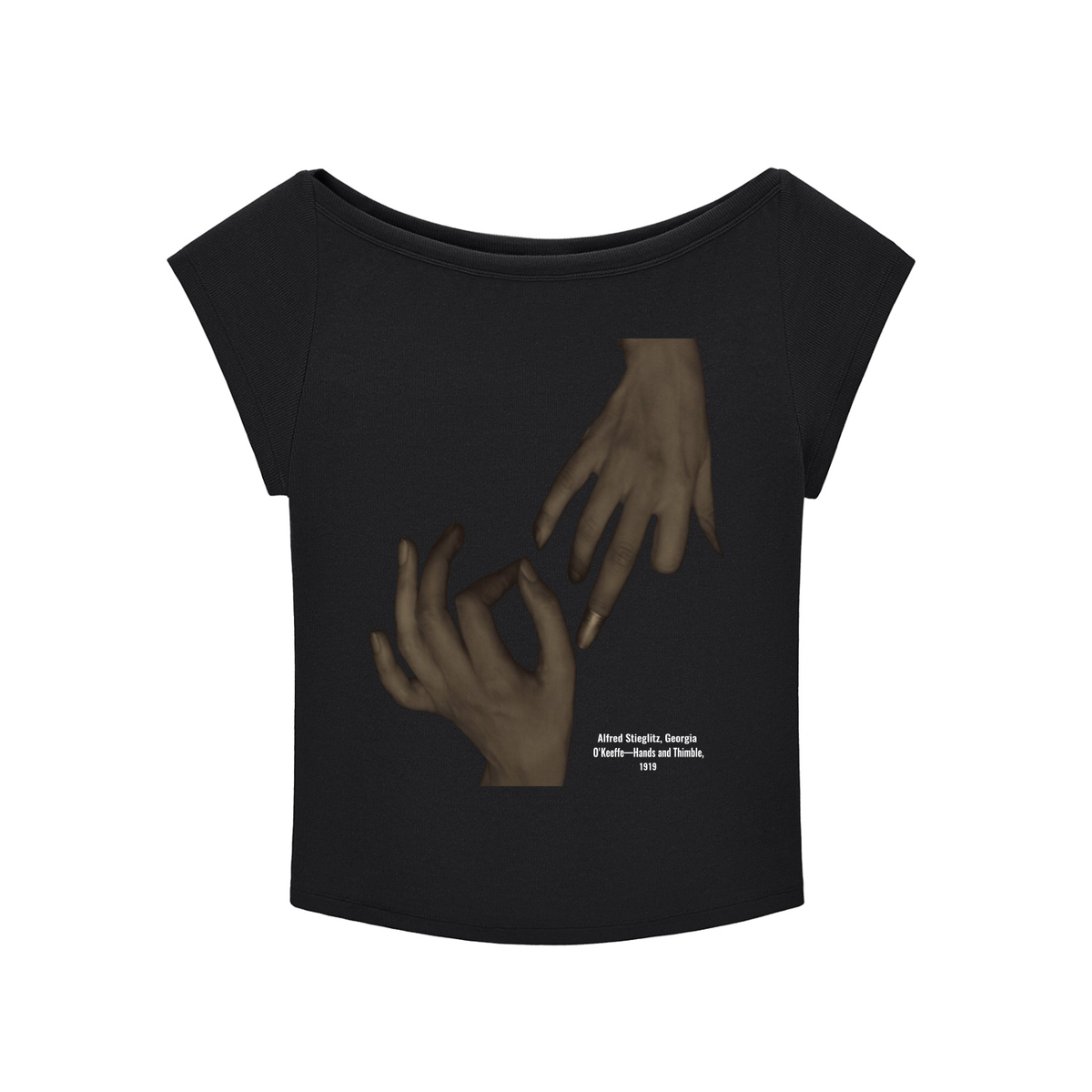 M.Lola “Hands” Essential Wide Neck Baby T-shirt