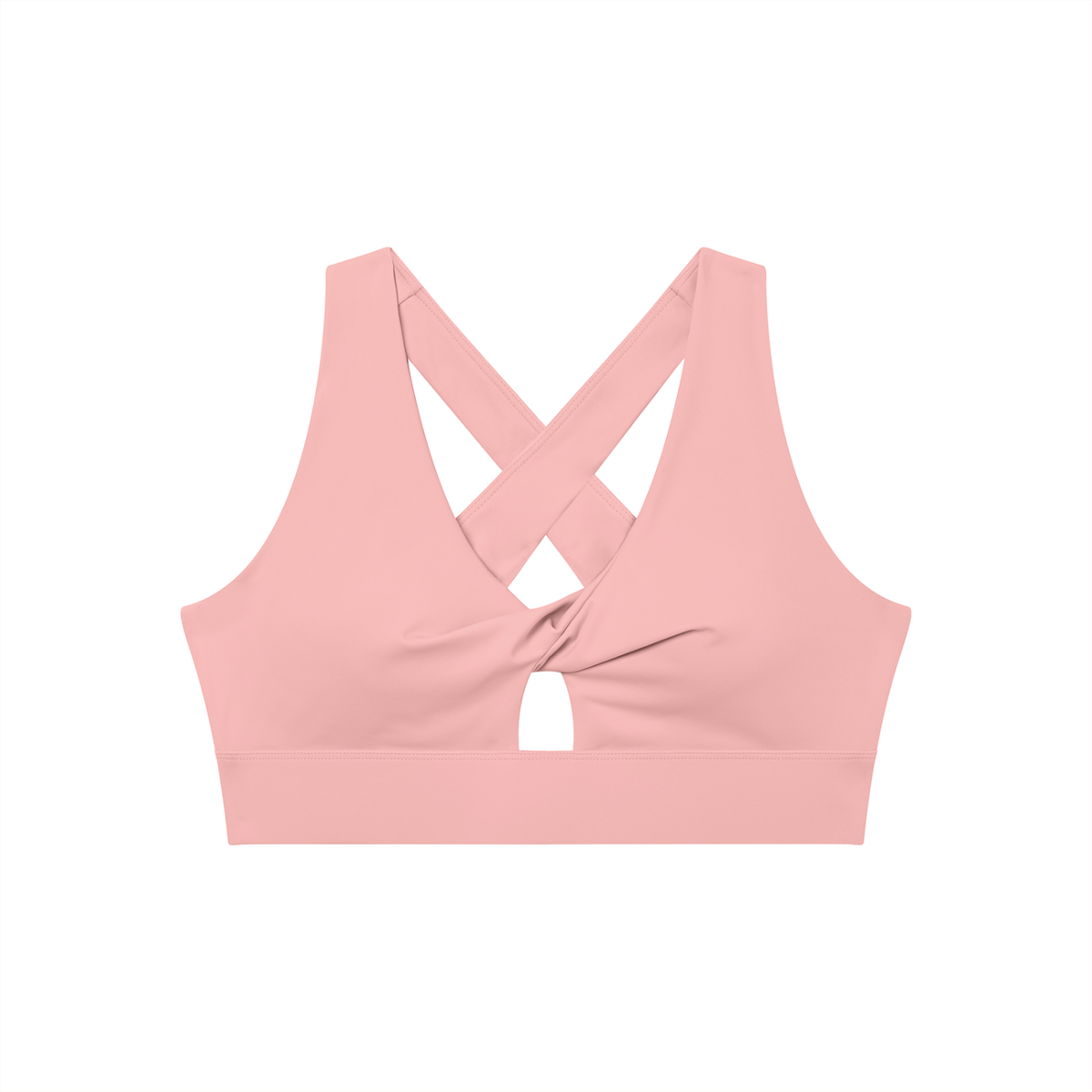 Loki & Ivy Women's Twist Front V-Neck Sports Bra