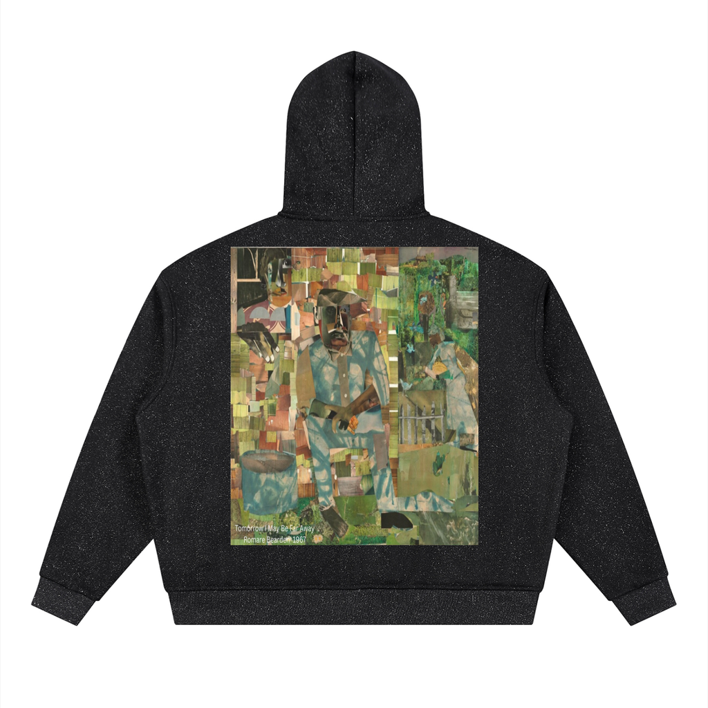 M.Lola “Tomorrow” Unisex Sparkles Full Zip Boxy Hoodie