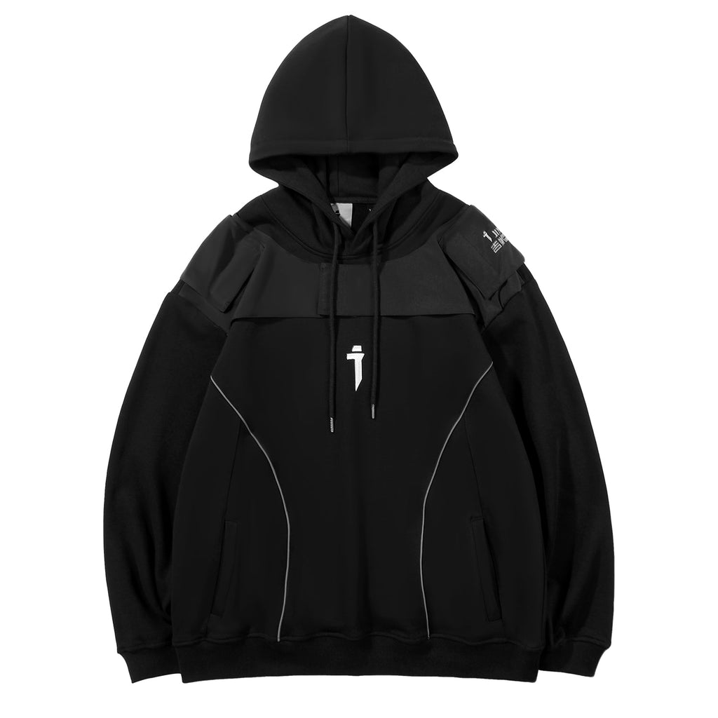 HiH29 Shadow Mixed Hoodie