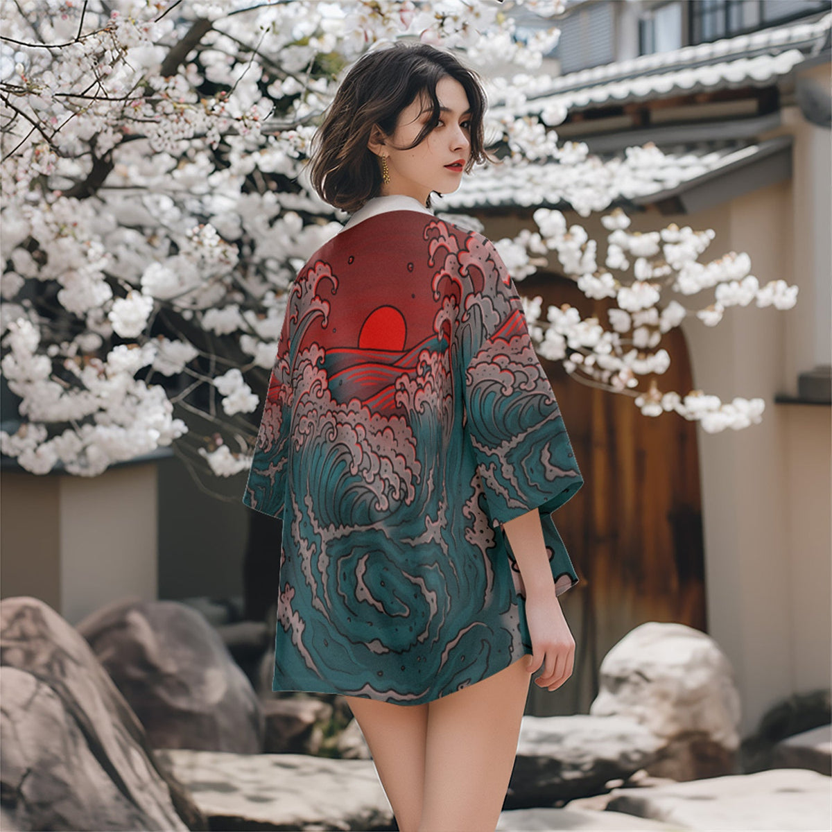 K08 Fading Sun Kimono
