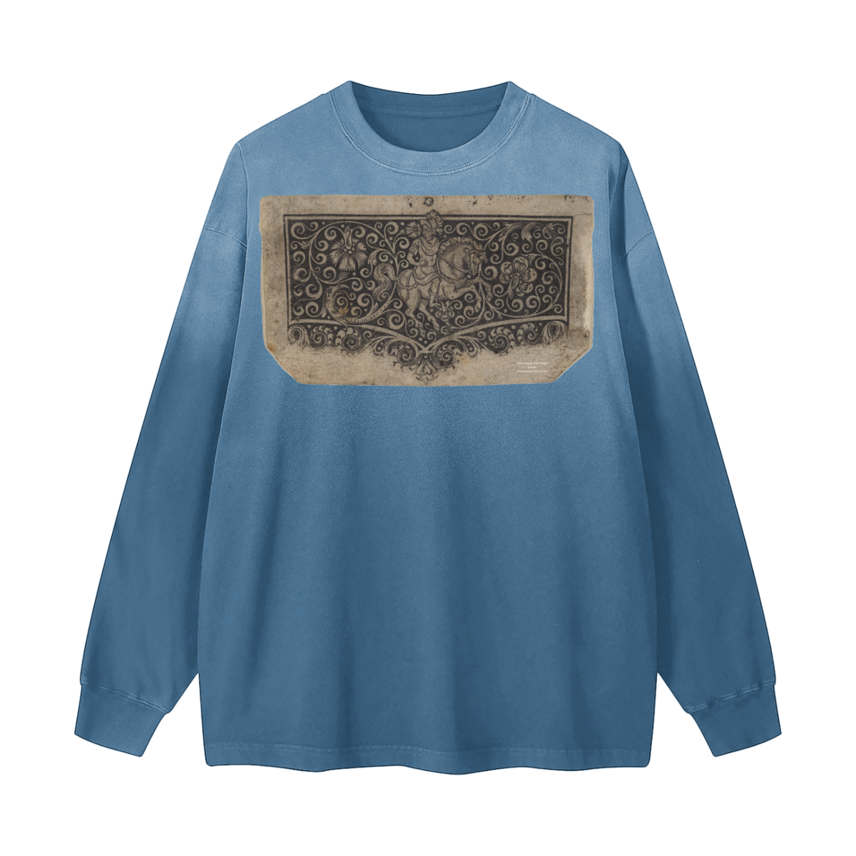 M.Lola “Knight” Gradient Washed Long Sleeve T-Shirt