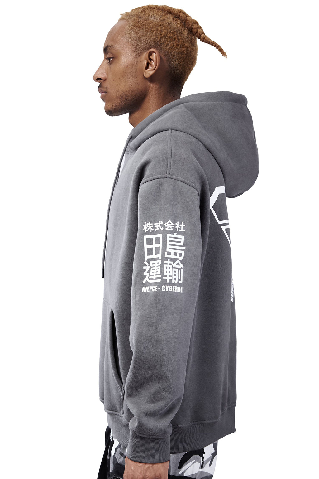 MHH1 Grey Niepce Cyber01 Hoodie