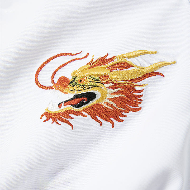 KH866 Golden Dragon Embroidery Tee