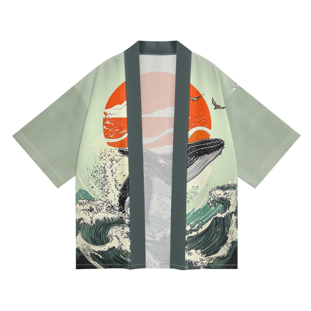 K23 Green Whale Kimono