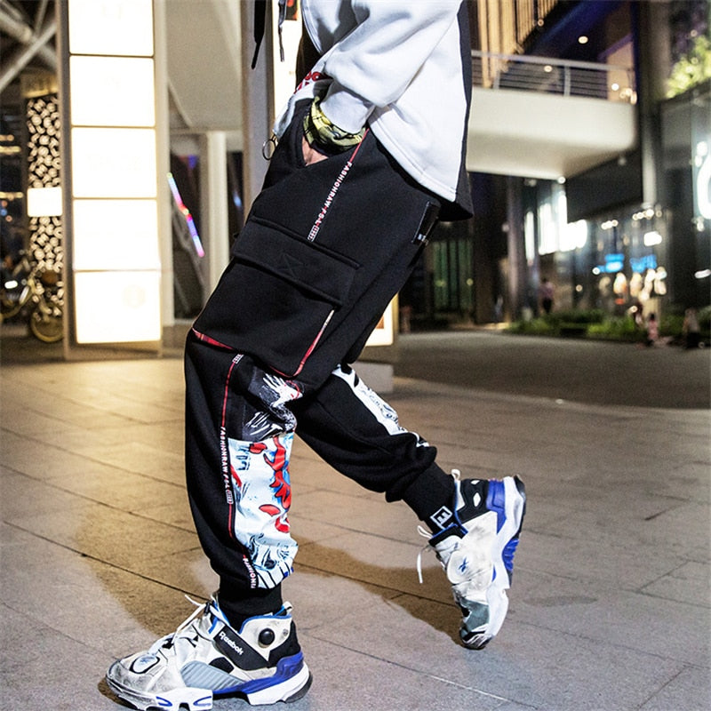 APE2883 Waves Artwork Joggers
