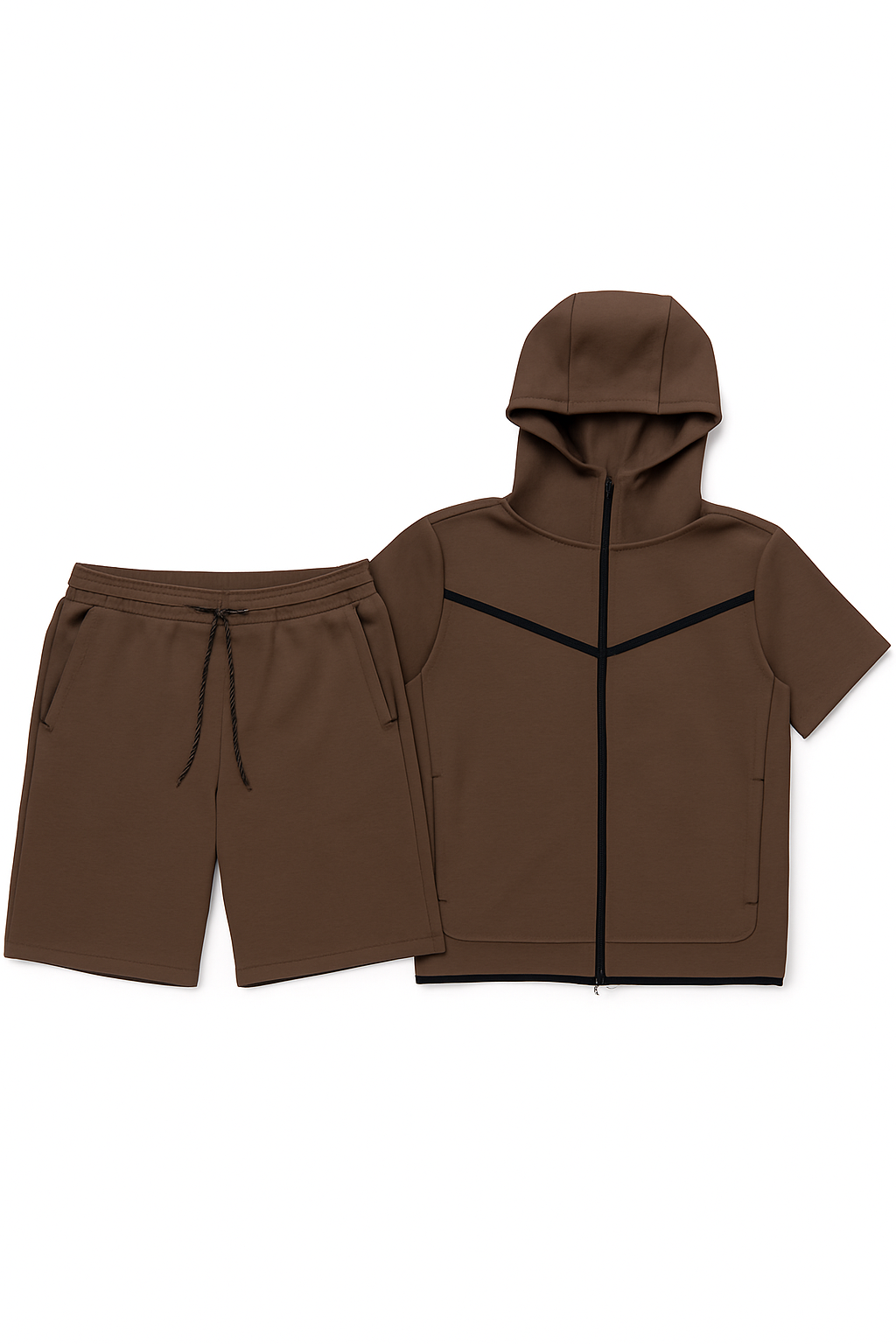 Men’s TechFlex Hooded Zip-Up Short Set
