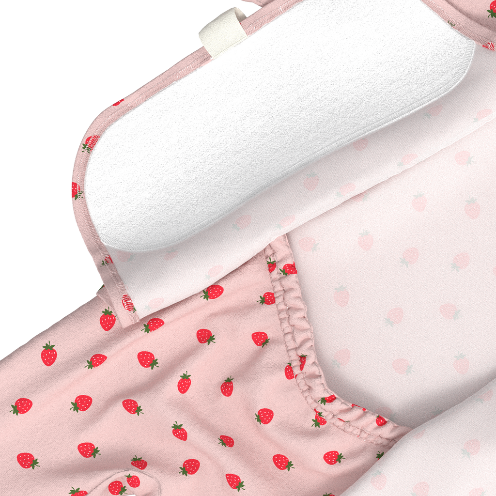 Footie - Strawberry Pattern