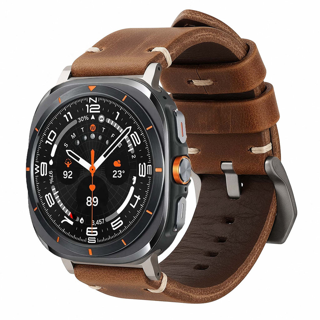 Leather Strap R01 for Samsung Galaxy Watch Ultra