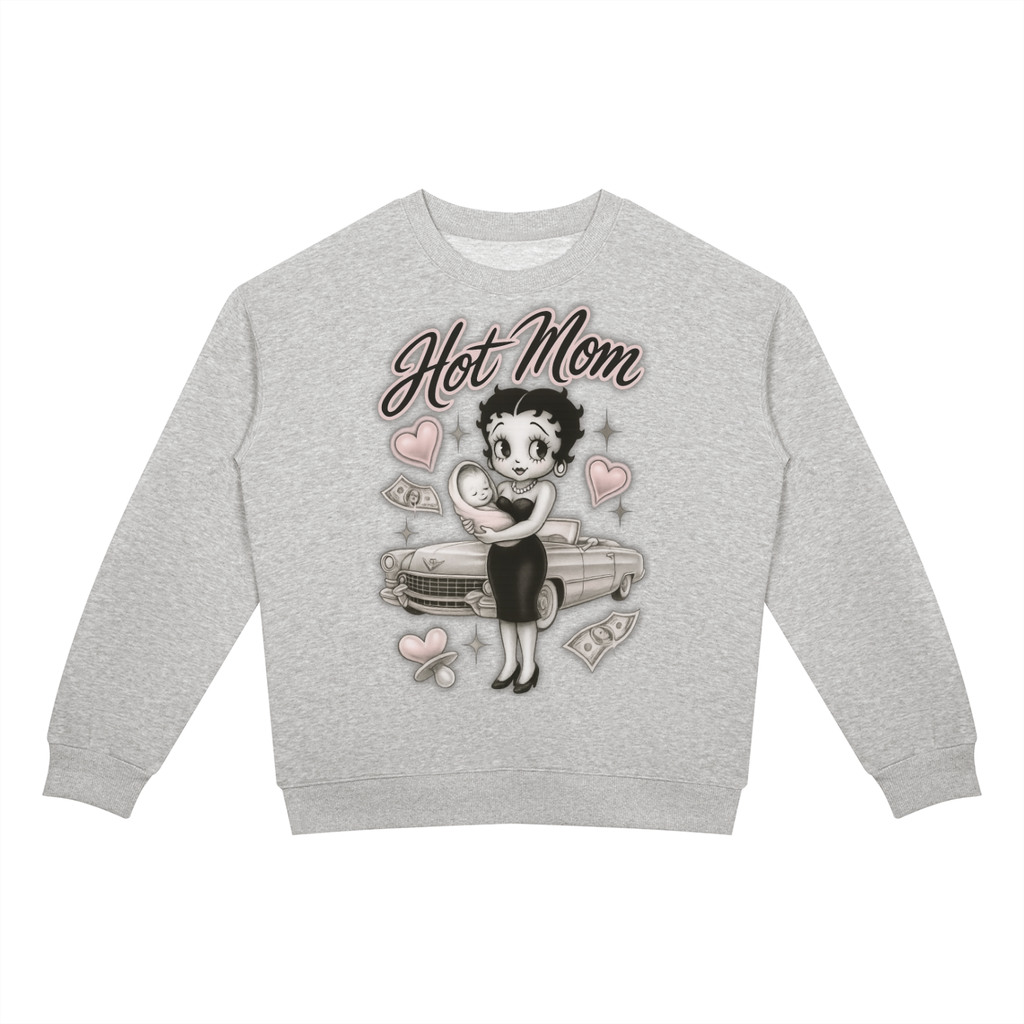 Oversized Hot Mom Betty Boop Crew