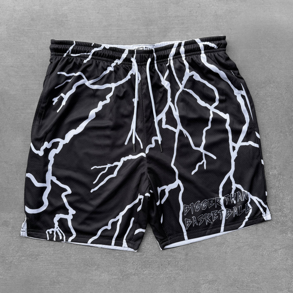 Lightning Strike - Shorts - Black