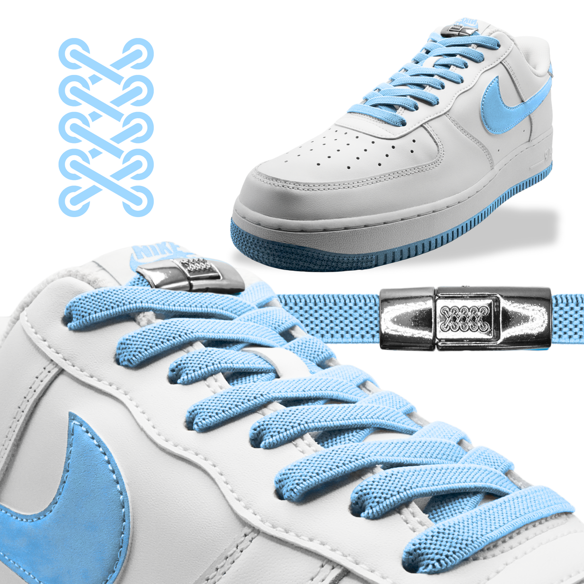 Flat Elastic Shoelaces