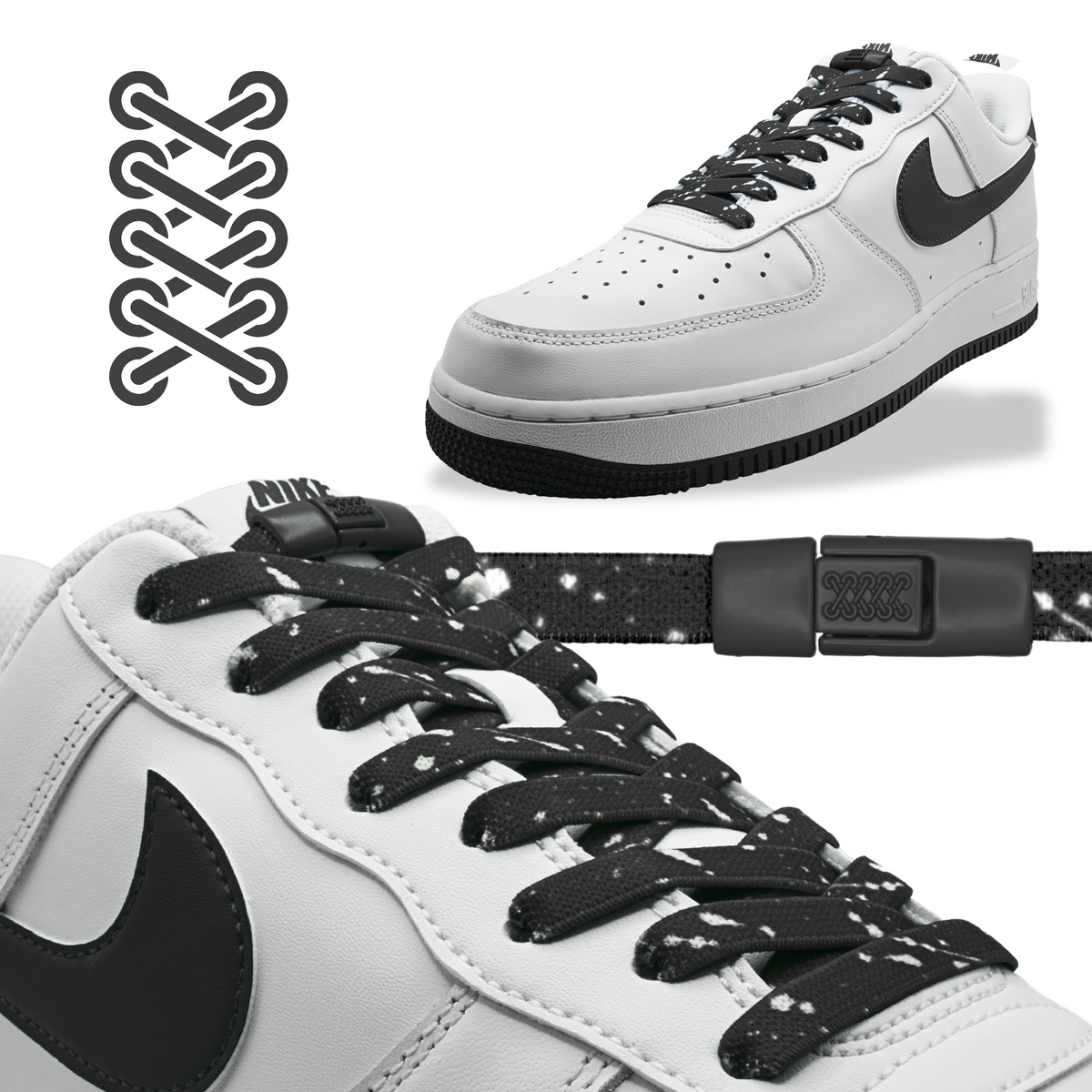 Flat Elastic Shoelaces