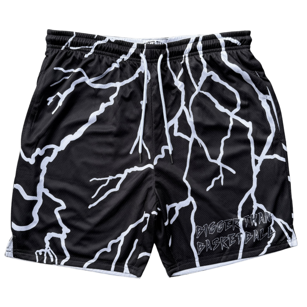 Lightning Strike - Shorts - Black