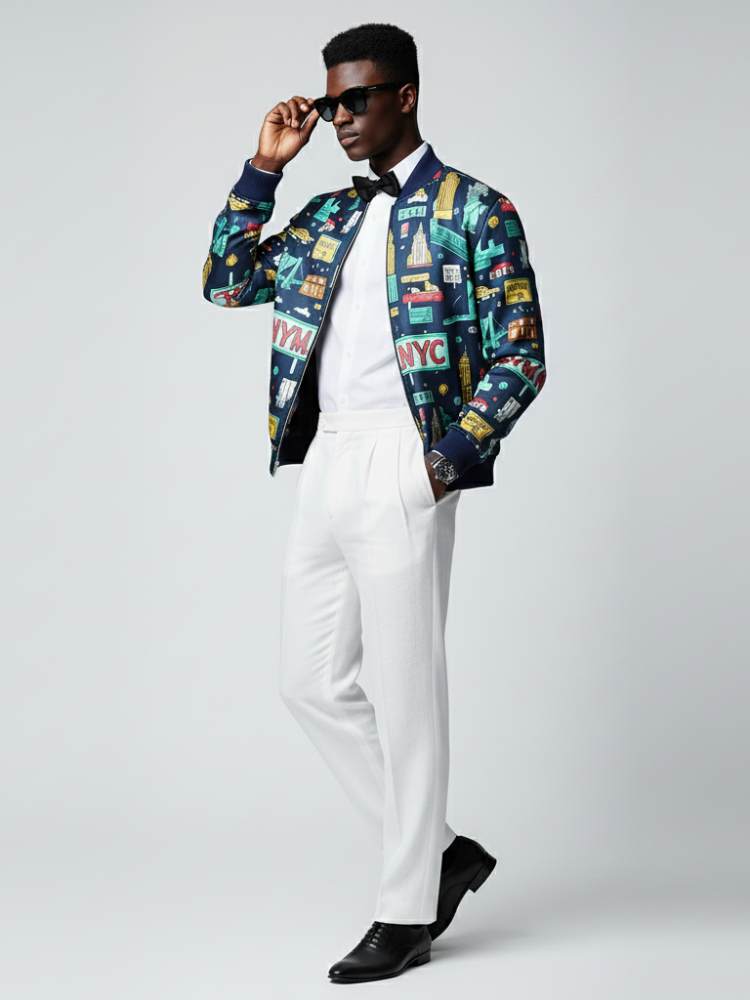 Men's WALL STREET Bomber Jacket BYMANYC ® New York