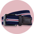 The Pinstripe Premium Stretch Belt