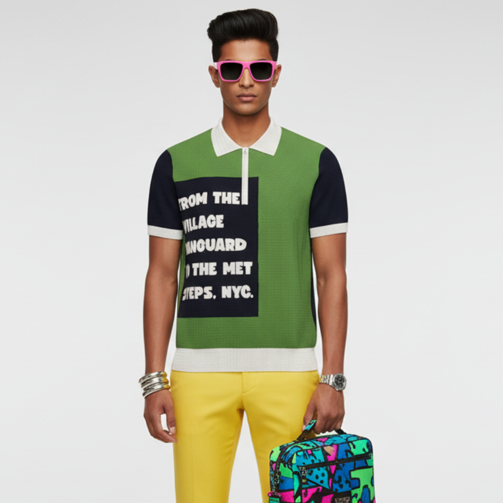 UPTOWN DOWNTOWN Cashmere Polo BYMANYC ® New York