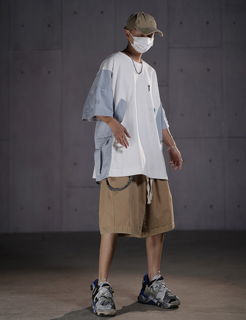 HiT38 Double Patchwork I-Tech Tee